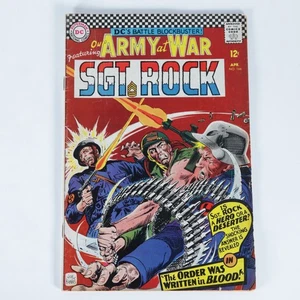 OUR ARMY AT WAR #166 (Joe Kubert Art, Sgt. Rock, World War II Tales) DC, 1966 - Picture 1 of 4