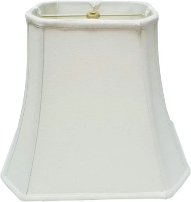 Royal Designs Rectangle Cut Corner Lamp Shade - White - (5 X 6.5) X (8 X 12) X 1 - Image 1 of 4