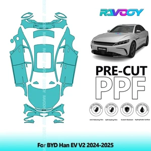 PreCut Paint Protection Film PPF For BYD Han EV V2 2024-2025 - Picture 1 of 7
