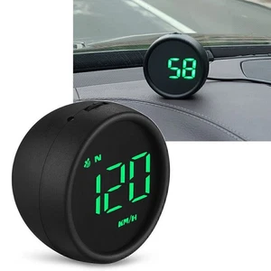 Grün Digital GPS Tachometer HUD MPH/KM Überdrehzahl Warnung für Auto Motorrad - Bild 1 von 9