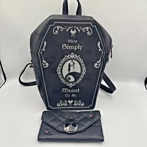 Pesadilla antes de Navidad simplemente destinado a ser ataúd mochila monedero con billetera - Imagen 1 de 12