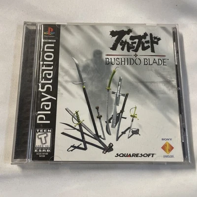 Bushido Blade PS1 Black Label (Sony PlayStation 1, 1997) Complete w/ Manual CIB - Image 1 of 4