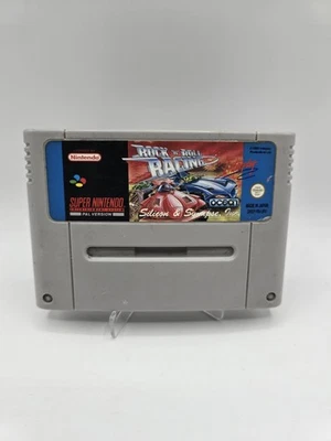 Juego Super Nintendo SNES (solo carrito) Rock N Roll Racing - En muy buena condición Foto 1 de 3
