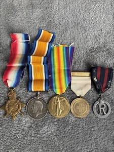Staff Nurse, Seager, 1914-15 Star, British War, Victory, Red Cross Medal & QAINS - Picture 1 of 20