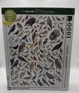 New York Puzzle Company Birds of Eastern/Central North America 1000 Piece Puzzle - Picture 1 of 3