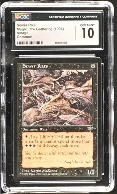 SEWER RATS Mirage CGC 10 MTG [Nostalgium] - Image 1 of 2