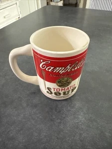 Taza de café sopa de tomate condensada Campbell's de colección hecha en EE. UU. NJCCA lucha libre - Imagen 1 de 6