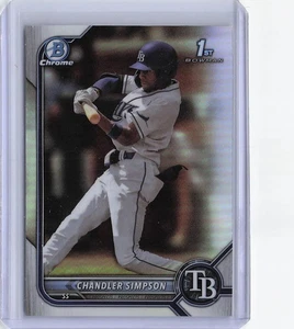 2022 Bowman Draft #BDC-26 Chandler Simpson Chrome Refractor - Picture 1 of 2