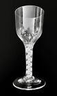 18th Century English Drinking Glass: Goblet Ogee Bowl DSOT stem Conical Foot