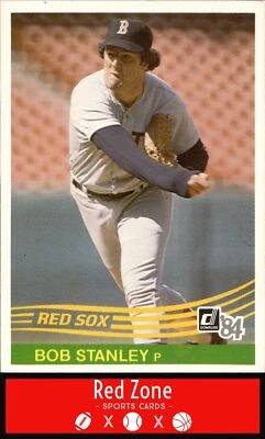 1984 Donruss - #644 Bob Stanley NM/NM+ Set Break! - Image 1 of 2