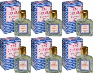6x Nag Champa Duftöl 3 ml Essenzöl Nagchampa Duft Aroma Parfum Indien 18ml - Picture 1 of 6