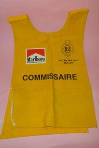 GREECE ORIGINAL VTG RALLY ACROPOLIS COMMISSAIRE'S VEST GILET CAR RACING 1980's - Picture 1 of 9