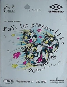 1997 FALL FOR GREENVILLE CLASSIC SOCCER PROGRAM (ST. GILES SOCCER CLUB - Picture 1 of 1