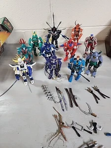 11 Figure Lot: Playmates 1995 Ronin Warriors Figures & ACCESSORIES *played With* - Picture 1 of 24