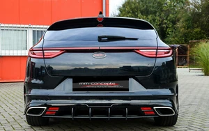 Difusor de copa enfoque para KIA Pro Ceed Cee'd parachoques trasero ABS ABE INE  - Imagen 1 de 3