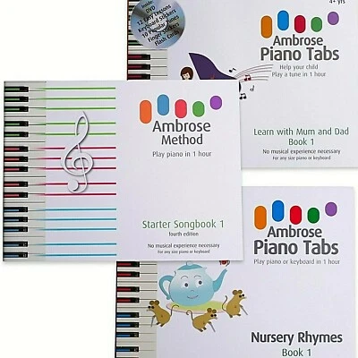 3 Book Set: Adult and Childrens Learn to Play Keyboard or Piano for Beginners - Image 1 of 4