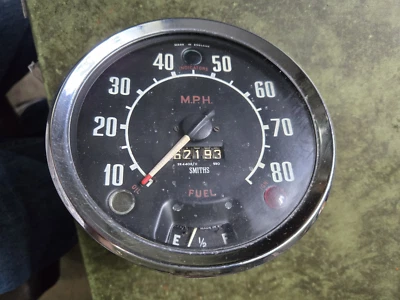 Medidor velocímetro Hillman Husky serie 1 Smith's #SN4402/11 Foto 1 de 4