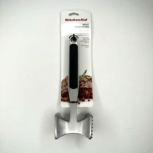 KitchenAid Meat Tenderizer Mallet Oversized Head Silicone Grip Hand Wash Only - Picture 1 of 10