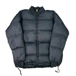 Vintage REI Down Jacket Large Tall Blue Men Zip Puffer 70s 80s Gorp Goose Liner - Picture 1 of 17