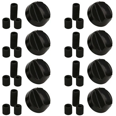 QUALTEX 8 X Negro Beko Baumatic Cocina Horno Placa Control Perillas y Adaptadores