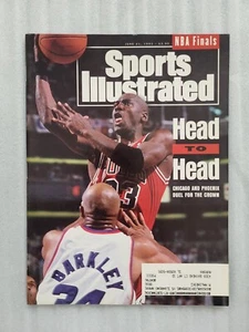 6/21/1993 Sports Illustrated Heat To Head - Chicago and Phoenix (Barkley) duel - Picture 1 of 5