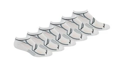 Paquete múltiple de calcetines blancos Bolt Performance Comfort Fit No-Show para hombre 6 pares 8-12 Foto 1 de 2