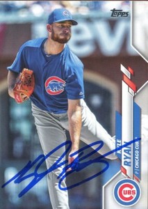 2020 Topps KYLE RYAN Signed Card autograph AUTO CUBS TIGERS