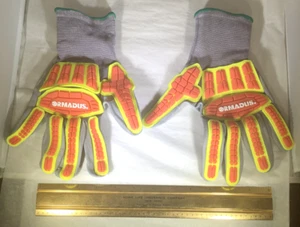 ORMADUS BRAND IMPACT WORK SAFETY GLOVES HEAVY DUTY EXTRA LARGE SIZE 10 FREE SHIP - Picture 1 of 12