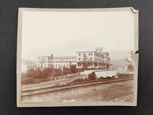 antique PHOTOGRAPH white mountains nh FABYAN HOUSE railroad history - Picture 1 of 2