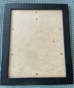11.5x9.5" Black Wood Picture Frame 9.5x7.5" photo opening - Picture 1 of 4