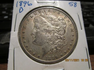 1896 O Morgan Dollar  AU +++ - Picture 1 of 11