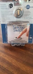 InSinkErator STS-OOSN SinkTop Satin Nickel Button Dual Outlet Switch 2336 - Picture 1 of 2