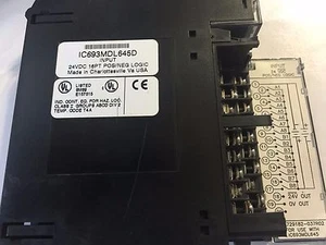 Módulo lógico GE Fanuc IC693MDL645D 24VDC 16PT POS/NEG - Imagen 1 de 2