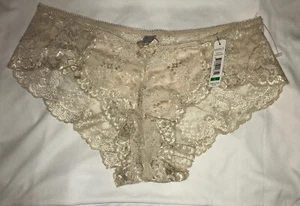 Sophie b. Beige Spitze freches Hipster Höschen, Größe Large, LG, neu mit Etikett - Bild 1 von 4