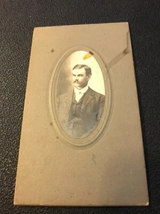 Antique Photograph with Cardboard Frame  - Picture 1 of 4