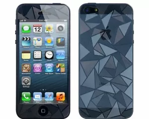 Premium 3D Diamond Skin Screen Protector Set Apple iPhone SE 5 5S - Picture 1 of 1