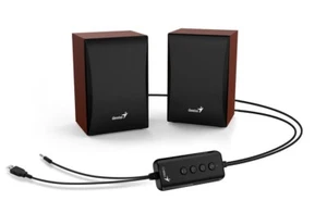 Genius SP-HF380BT Altoparlanti Computer Legno USB Bluetooth 5.0 Connessione 3W 3 pollici - Foto 1 di 1