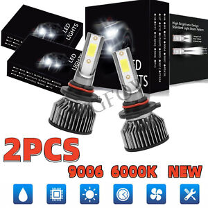 For Acura CSX 2006-2011 LED Headlight Super Bright White bulbs Combo kit 2 6000K