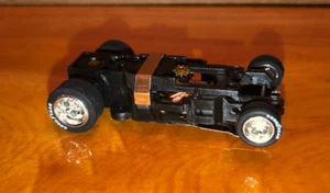 Auto World Long Wheel Base 4 Gear HO Slot Car Chassis Chrome Rims GoodYear Tires