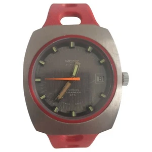 Mosy 17 Rubis Fiberglas Sport Mechanische Uhr - Swiss Made - Bild 1 von 7