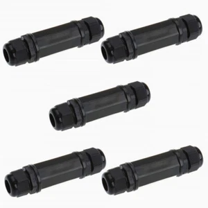 Anmbest 5pcs M22z Shielded Rj45 Waterproof Cat5/5e/6 8p8c Connector Ip67 - Picture 1 of 10