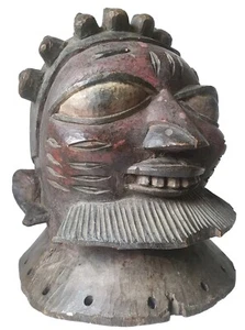 Máscara fina, rara deidad yoruba "Eshu", Gelede. Excelente ejemplo. Nigeria. ¡100€ de descuento!! - Imagen 1 de 20