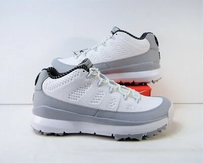 Nike Air Jordan 9 IX Retro Bajo Blanco Gris Zapatos de Golf Talla 8 NUEVOS 833798 103 RAROS Foto 1 de 4