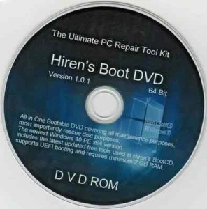 Hiren’s Windows Password Reset in 5 min DVD. Win 11, 10, 8.5, 8, 7, Vista, XP - Picture 1 of 9