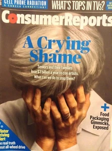 Consumer Reports Magazine Seniors & Their Shame November 2015 040418nonrh - Imagen 1 de 1