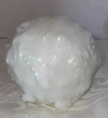 Nuevo de Lote Antiguo Velas Coloniales de Cape Cod Vela Bola de Nieve Blanca Textura De Colección Foto 1 de 4