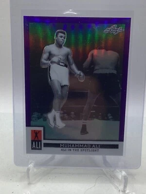 2016 Leaf Muhammad Ali Immortal Collection Purple #15 Muhammad Ali /25 - Image 1 of 2