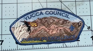 YUCCA CONSIGLIO VIAGGIO VERSO ECCELLENZA PRENOTAZIONE CAMPEGGIO STRIP BOY SCOUT BSA CSP - Foto 1 di 1