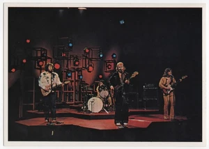 Bachman Turner Overdrive Card Panini Pop Stars Sticker 1975 Mini-Poster BTO #37 - Picture 1 of 2