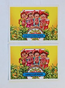 Garbage Pail Kids 2017 Battle of The Bands - Lonely Lennon, Palpitating Paul - Picture 1 of 2